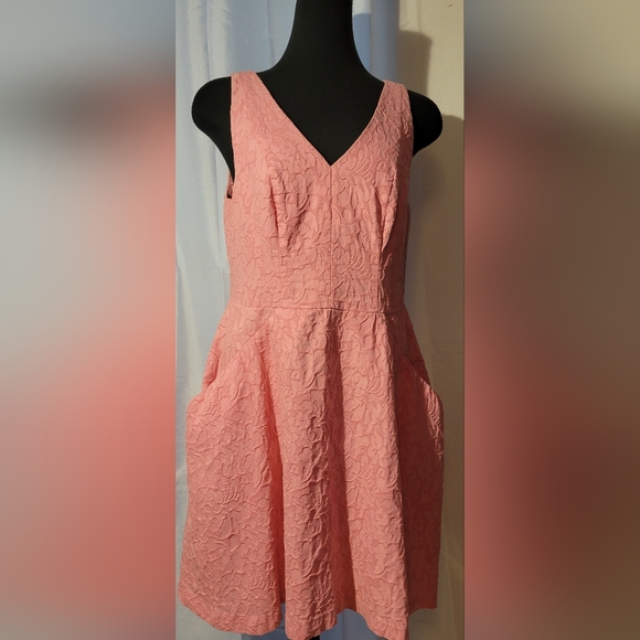 * YOANA BARASCHI BLUE Anthropology  pink dress - Picture 1 of 5